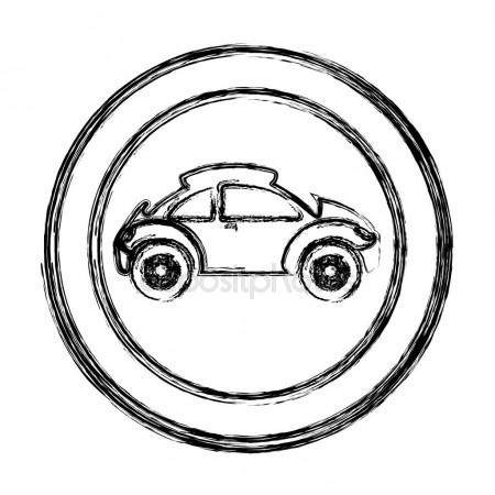 450x450 Sketch Of The Sports Car. Stock Vector Designer