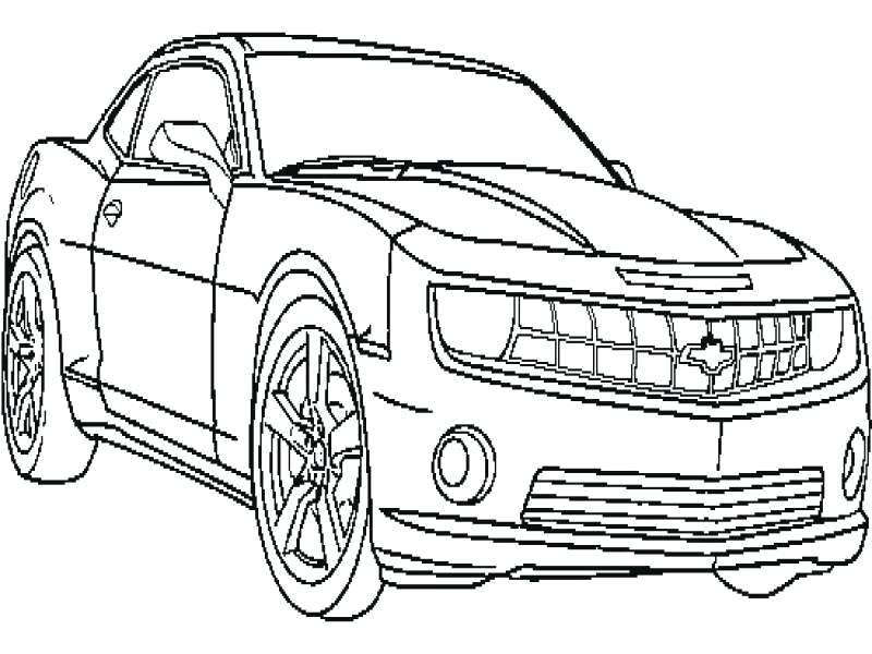800x600 Cool Sports Car Coloring Pages