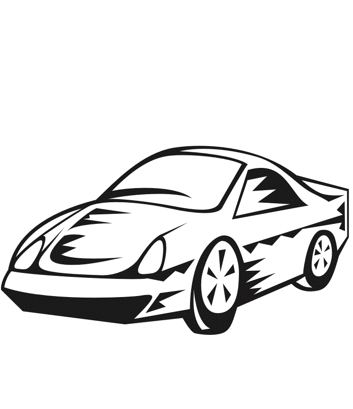 700x811 Car Coloring Pages 360coloringpages