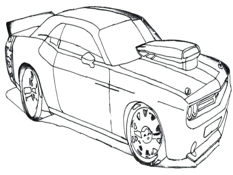 800x600 Sport Cars Coloring Pages