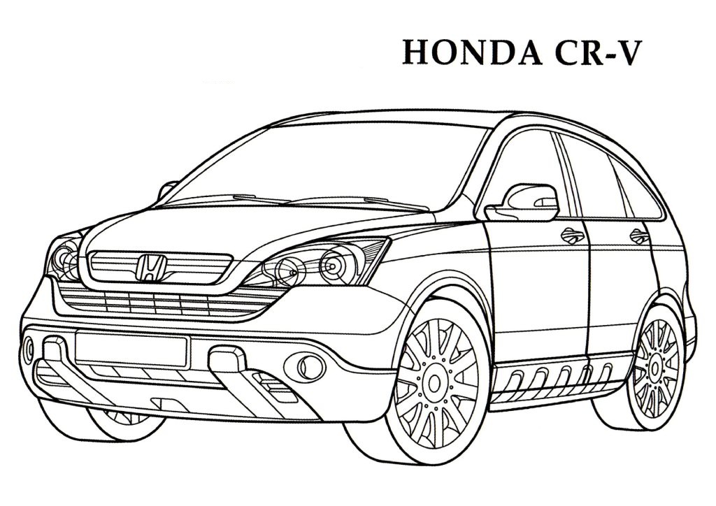 1024x724 Honda Cars Coloring Pages Sports Cars Coloring Pages