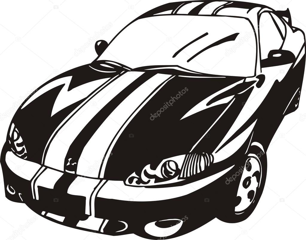 1023x803 Sport Car Stock Vector Chamjad