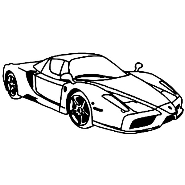Sports Car Line Drawing at GetDrawings | Free download