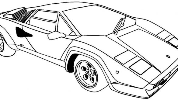 585x329 Coloring Book Sports Cars Pages Free Large Images Car 1600x1131 18