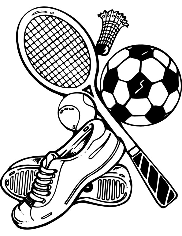 595x770 Sports Coloring Pages Painting Drawing