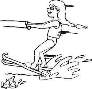 300x291 With Trials Sport Coloring Page For Kids