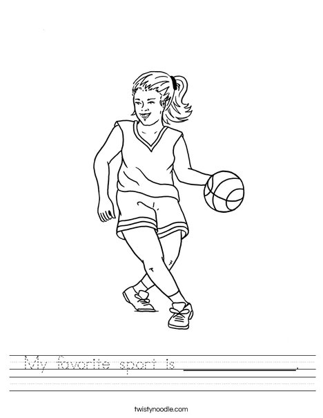 468x605 My Favorite Sport Is Worksheet