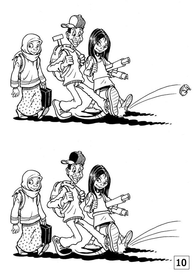 620x875 Coloring Page Spot The Difference