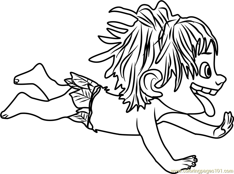 800x595 Spot Running Coloring Page