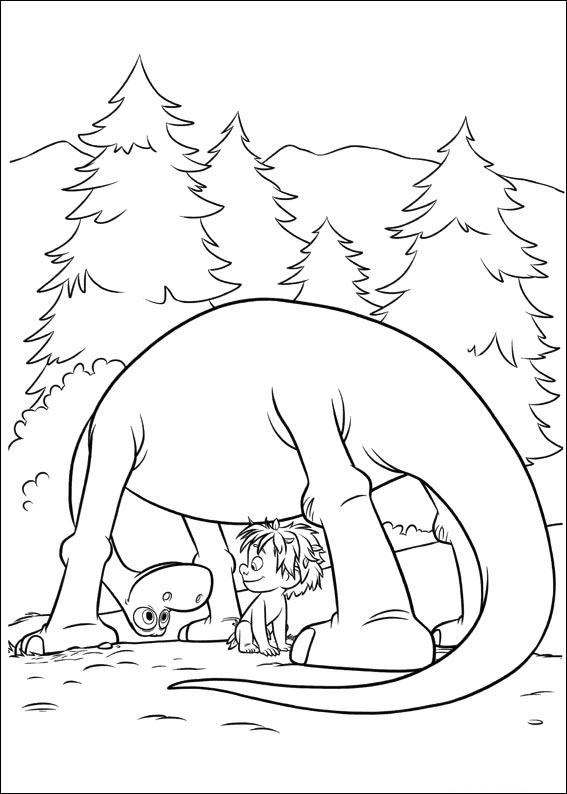 567x794 Spot Under The Belly Of Arlo Coloring Page