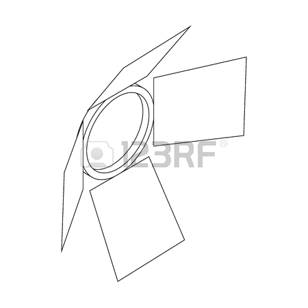 450x450 Spotlight Icon. Cartoon Illustration Of Spotlight Vector Icon