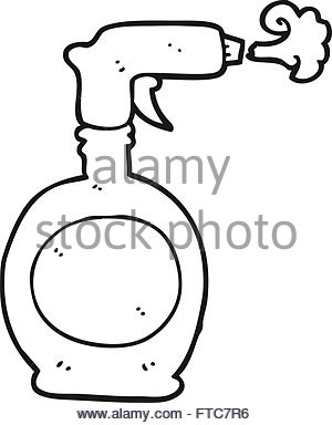 300x384 Freehand Drawn Cartoon Spray Bottle Stock Vector Art