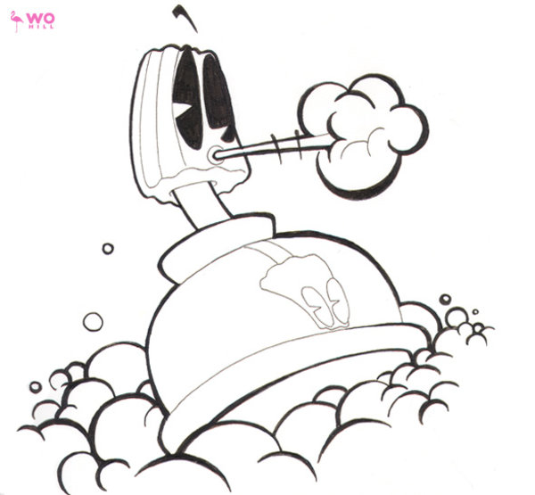 600x555 Graffiti characters faces Graffiti Art Characters Spray Can Draw