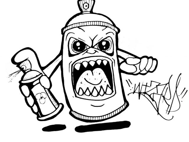 640x480 Graffiti Spray Can Drawing How To Draw A Spray Can 2015