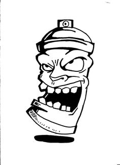 236x324 Spray Can Cartoon Group