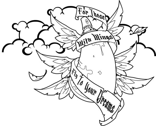 600x483 Spray Can Tatt Graffiti Spray Can Tattoo Designs