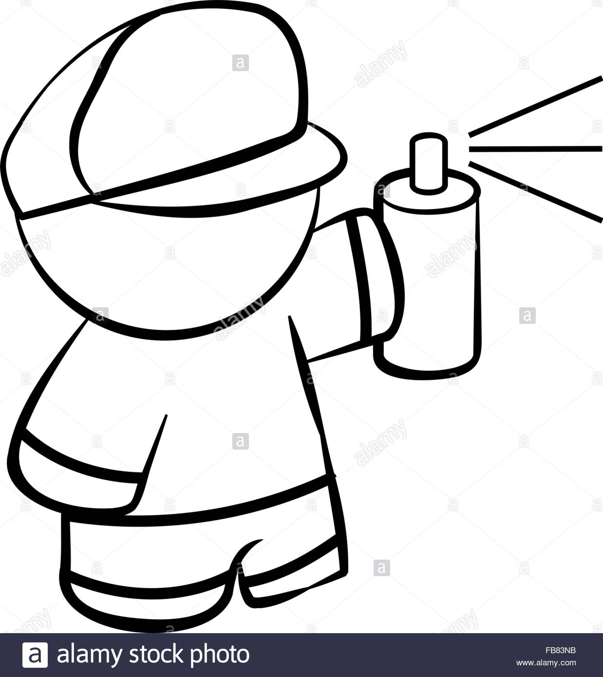 1238x1390 Spray Paint Drawings Line Drawing Of Man With Spray Paint Painting