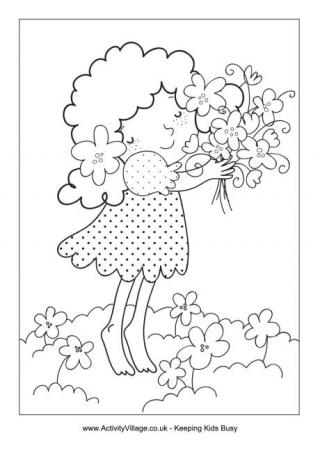 320x452 Spring Colouring Pages For Kids