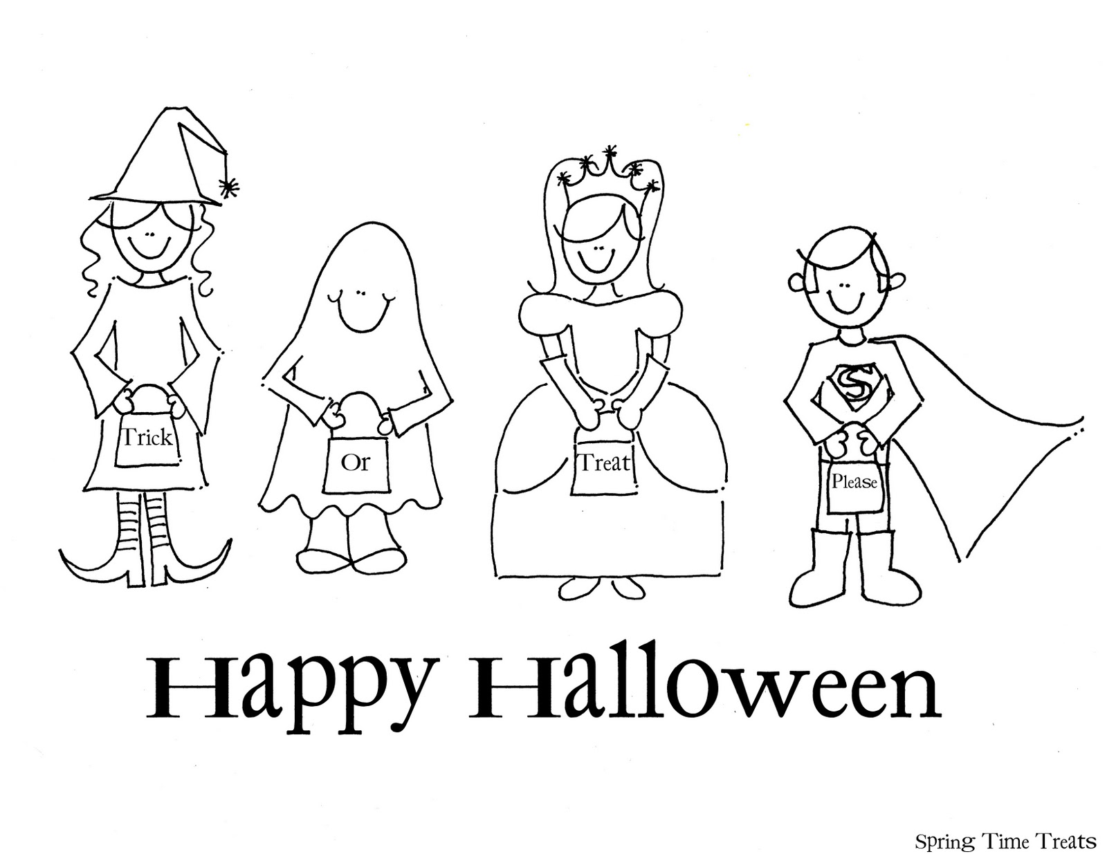 1600x1235 Spring Time Treats Happy Halloween Printable