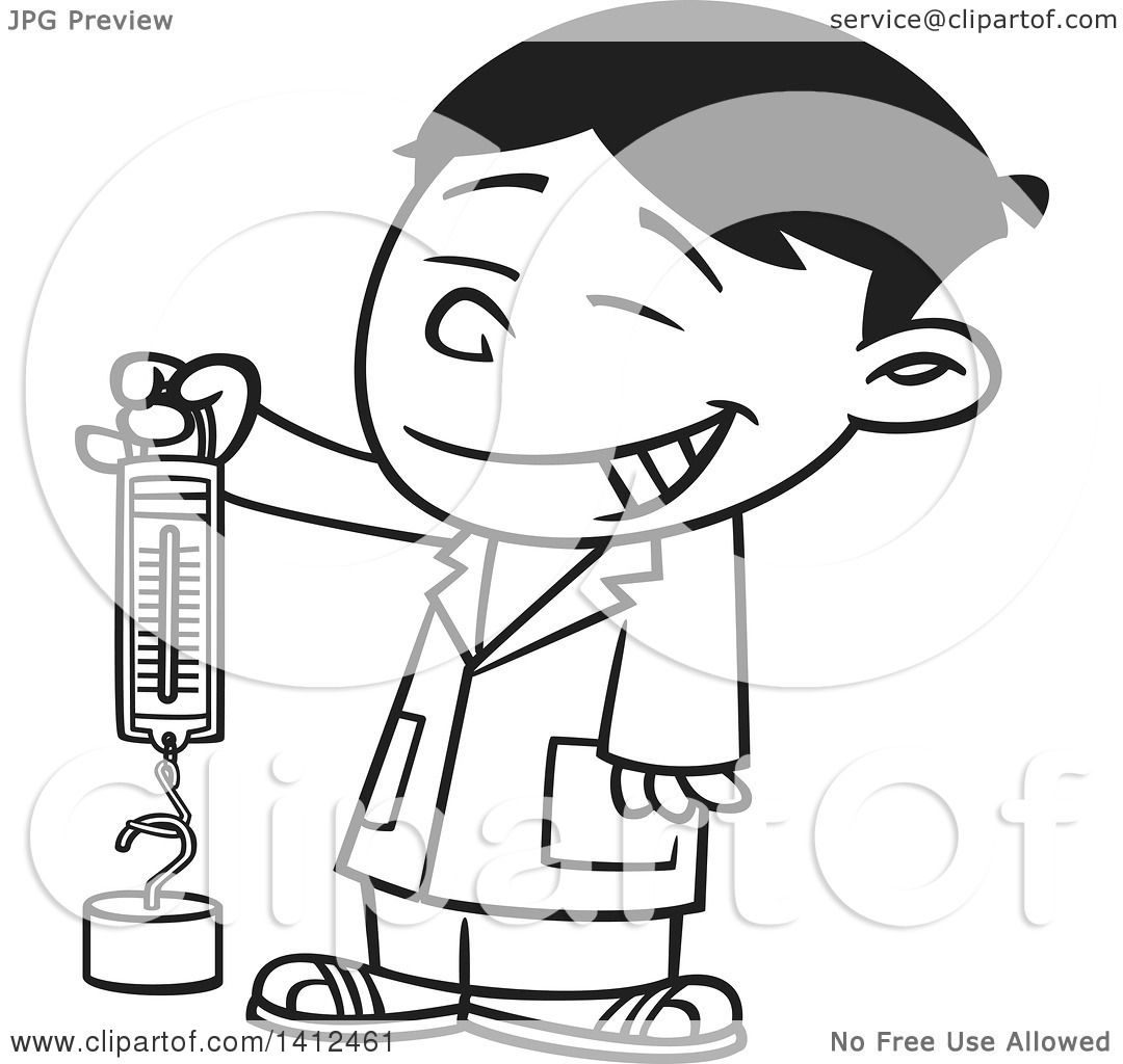 1080x1024 Clipart Of A Cartoon Black And White Lineart Happy Asian School