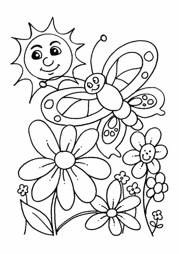 595x842 The Best Spring Coloring Pages Ideas On Adult