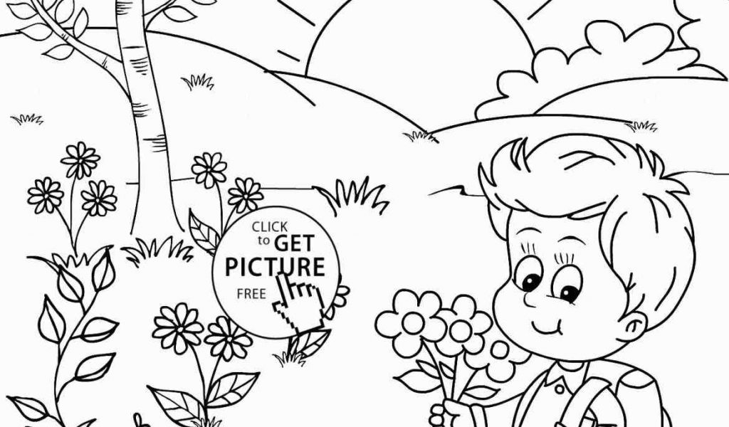 1024x600 The Images Collection Of Coloring Page Pages Coloring Spring