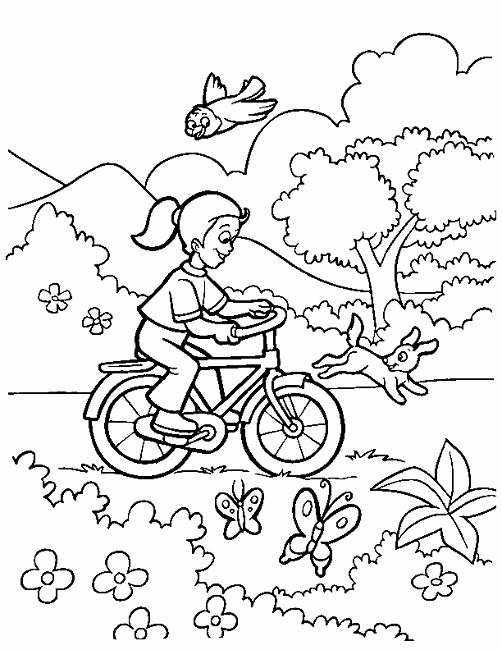 502x650 Spring Season Coloring Pages People Coloring Pages