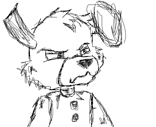 512x417 Springtrap Sketch By Musical Fox Maggie