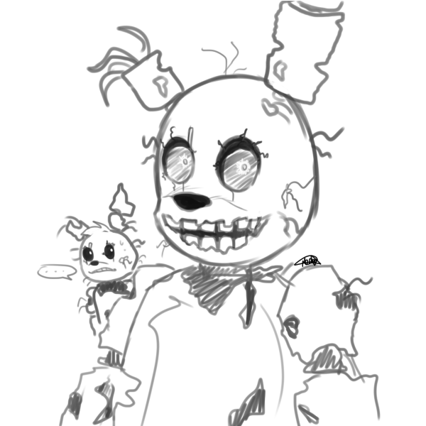 600x600 Fnaf By Menathehedgehog