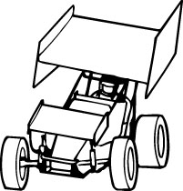 201x210 Sprint Car Clip Art Sprint Car Clipart For Scroll Saw
