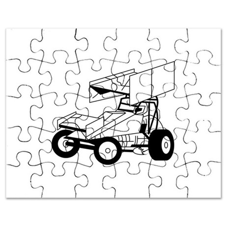 460x460 Sprint Car Puzzles, Sprint Car Jigsaw Puzzle Templates, Puzzles
