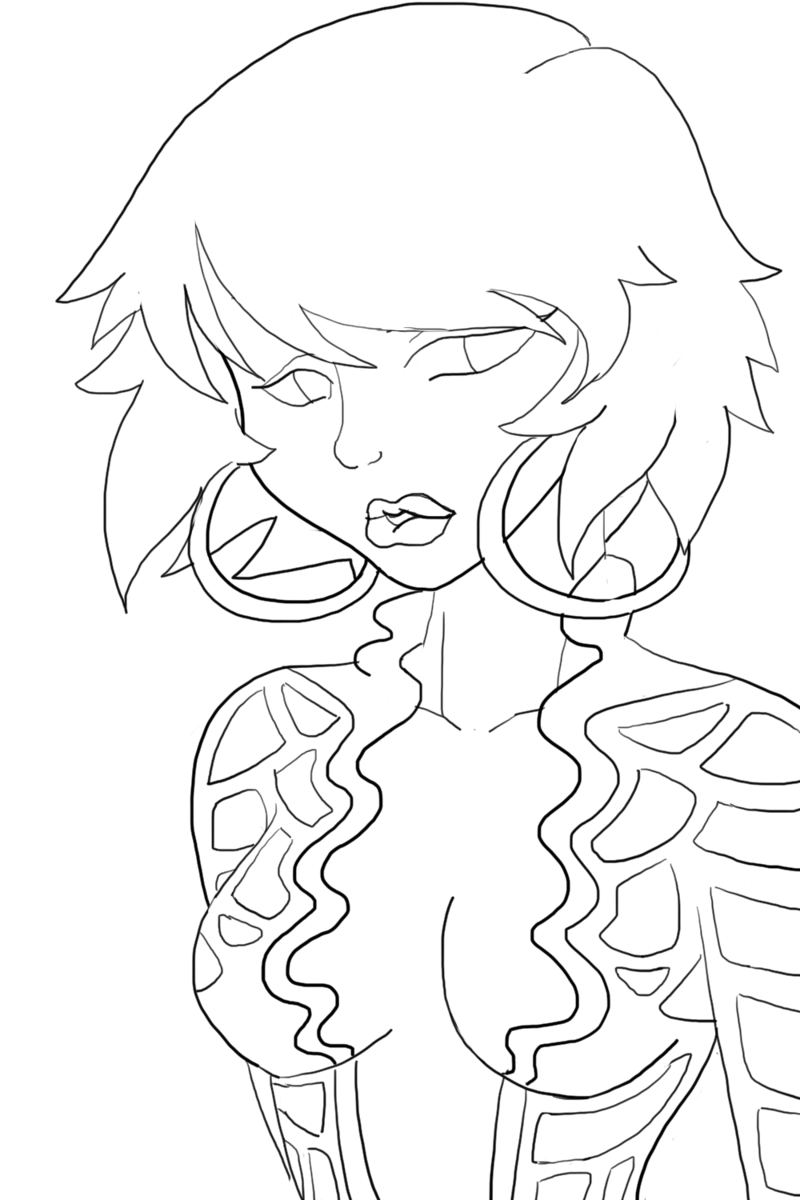 800x1200 Sexy Spy Drawing Process By The Ravulture