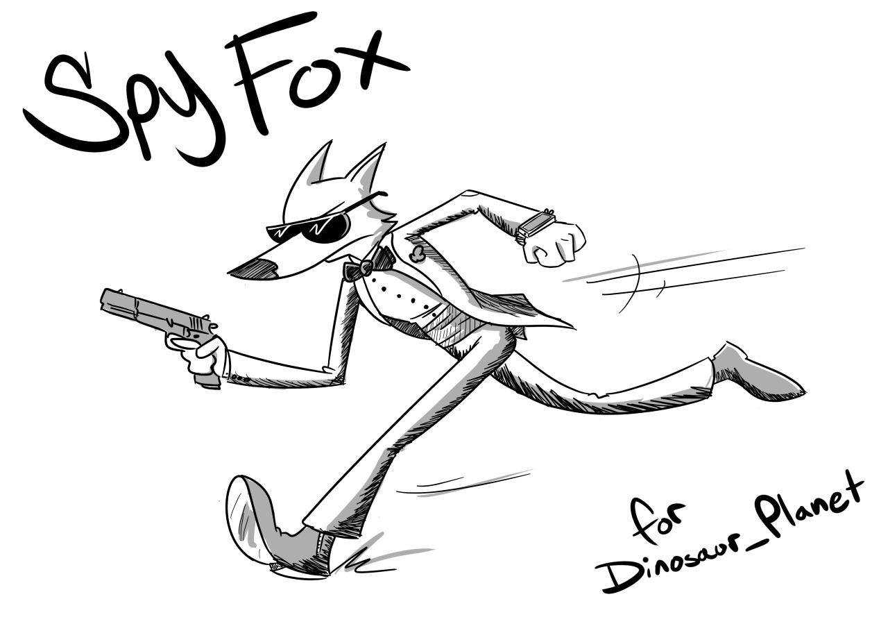 1280x899 First Of Many Drawing Requests. Spy Fox Was My