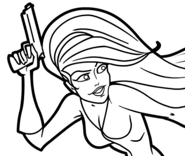 639x537 How To Draw A Cartoon Super Hero Cartoon