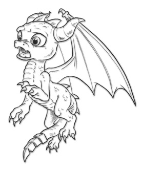 Spyro Drawing at GetDrawings | Free download