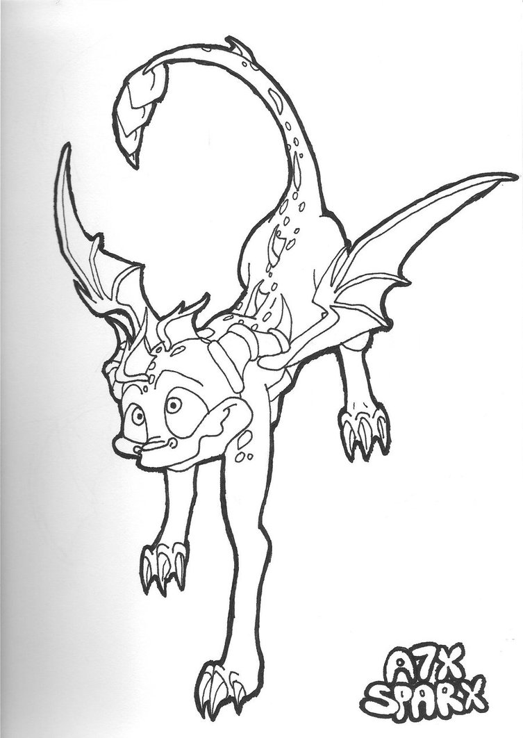 753x1062 Spyro. By A7xsparx