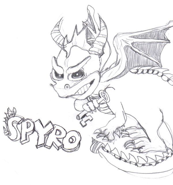 600x642 Spyro The Dragon By Yoshigamergirl