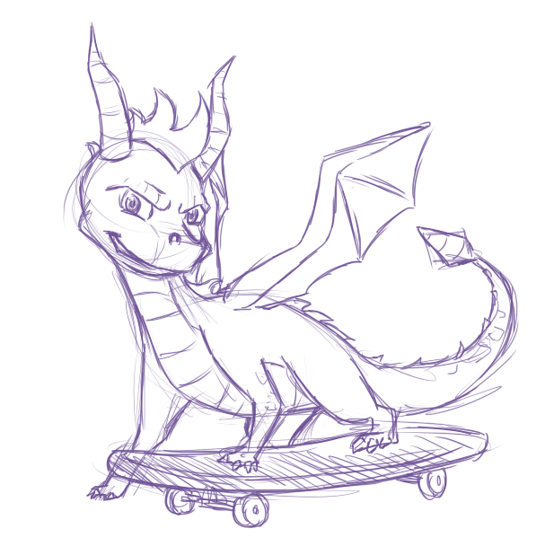 607x618 Spyro The Dragon By Professormarion