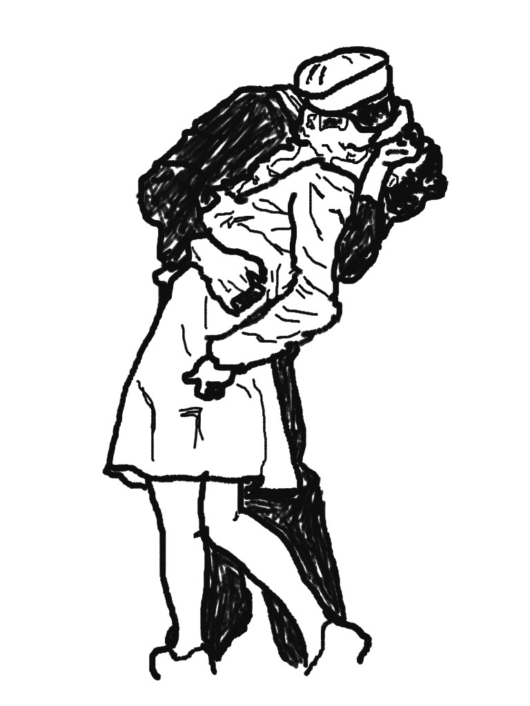 768x1024 V J Day Times Square Kiss By Garvinmark