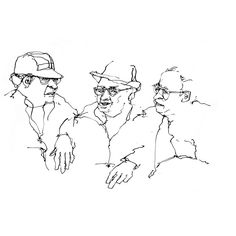 236x236 Washington Square. New York City. Drawing People In Public