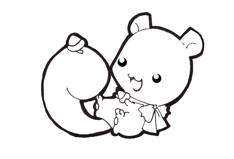 760x516 Chibi Squirrel By Xeohelios