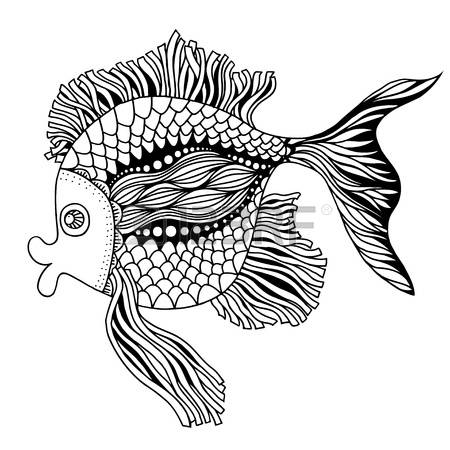450x450 Outline Drawing Of Fish Stock Illustrations, Cliparts And Royalty