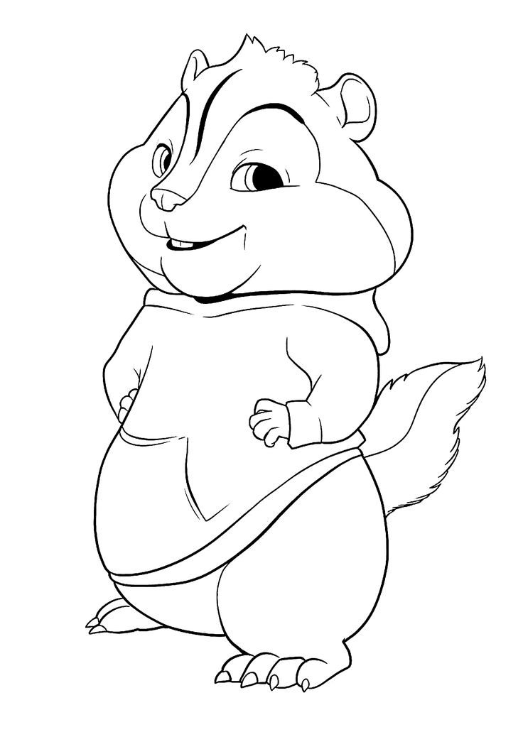 736x1031 Free Coloring Pages Disney Chipmunks Pictures Funny