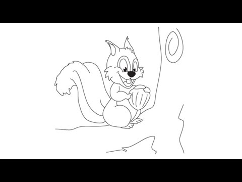 480x360 How To Draw A Squirrel