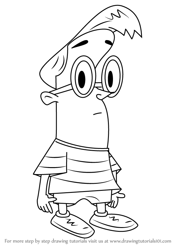 598x844 Learn How To Draw Andy Johnson From Squirrel Boy (Squirrel Boy