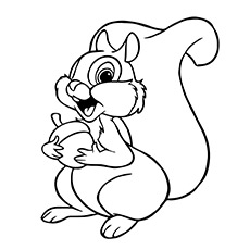 230x230 Top 25 Free Printable Squirrel Coloring Pages Online