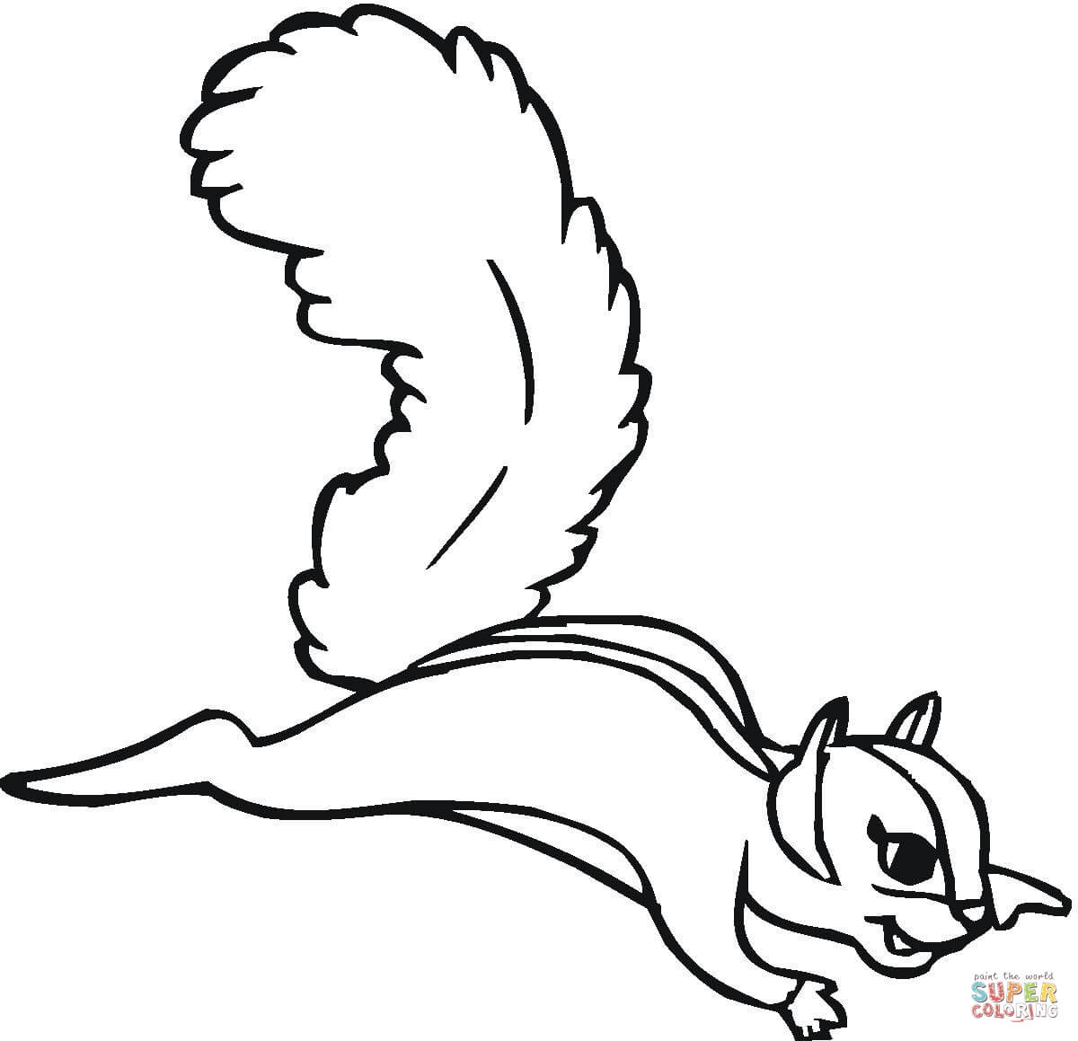 1200x1159 Flying Squirrel Coloring Page Free Printable Coloring Pages