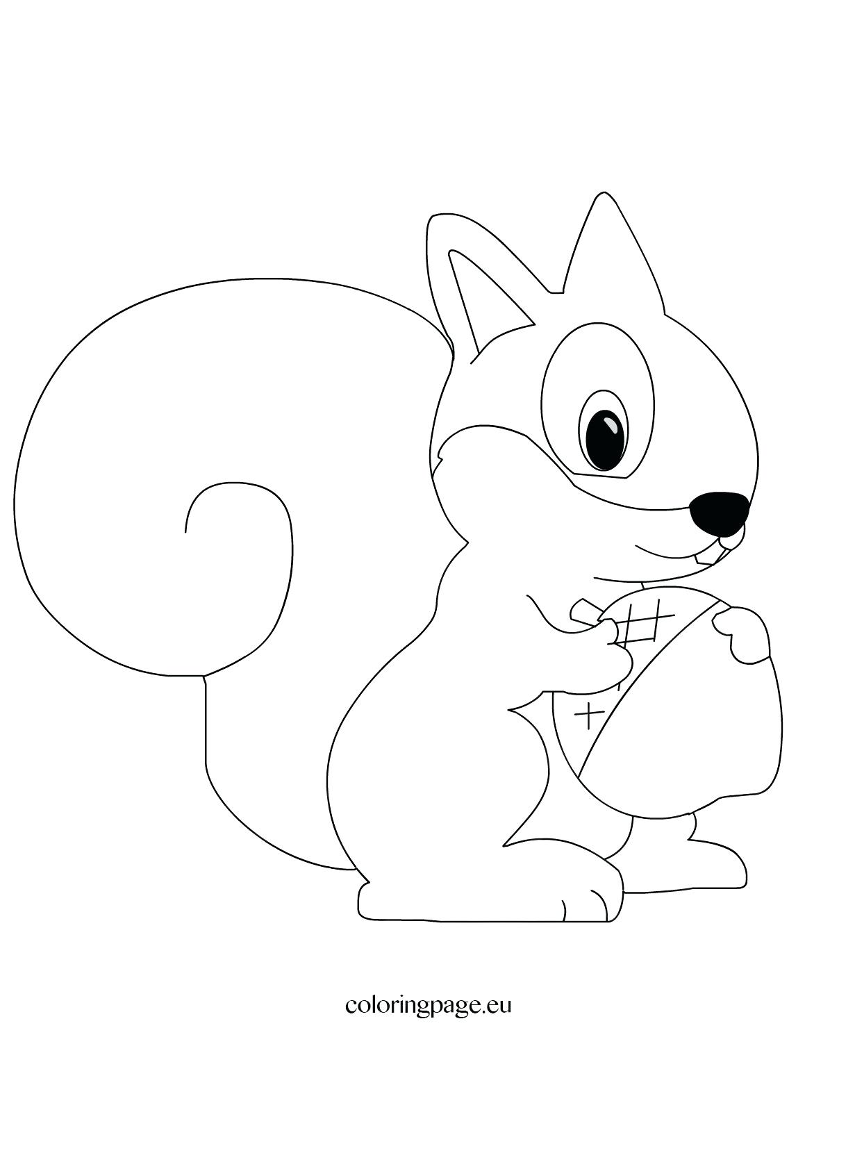 1231x1683 Coloring Coloring Page Of A Squirrel