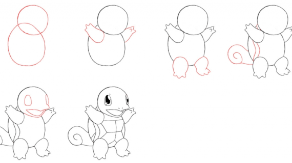 570x320 How To Draw Pokemon How To Draw Squirtle