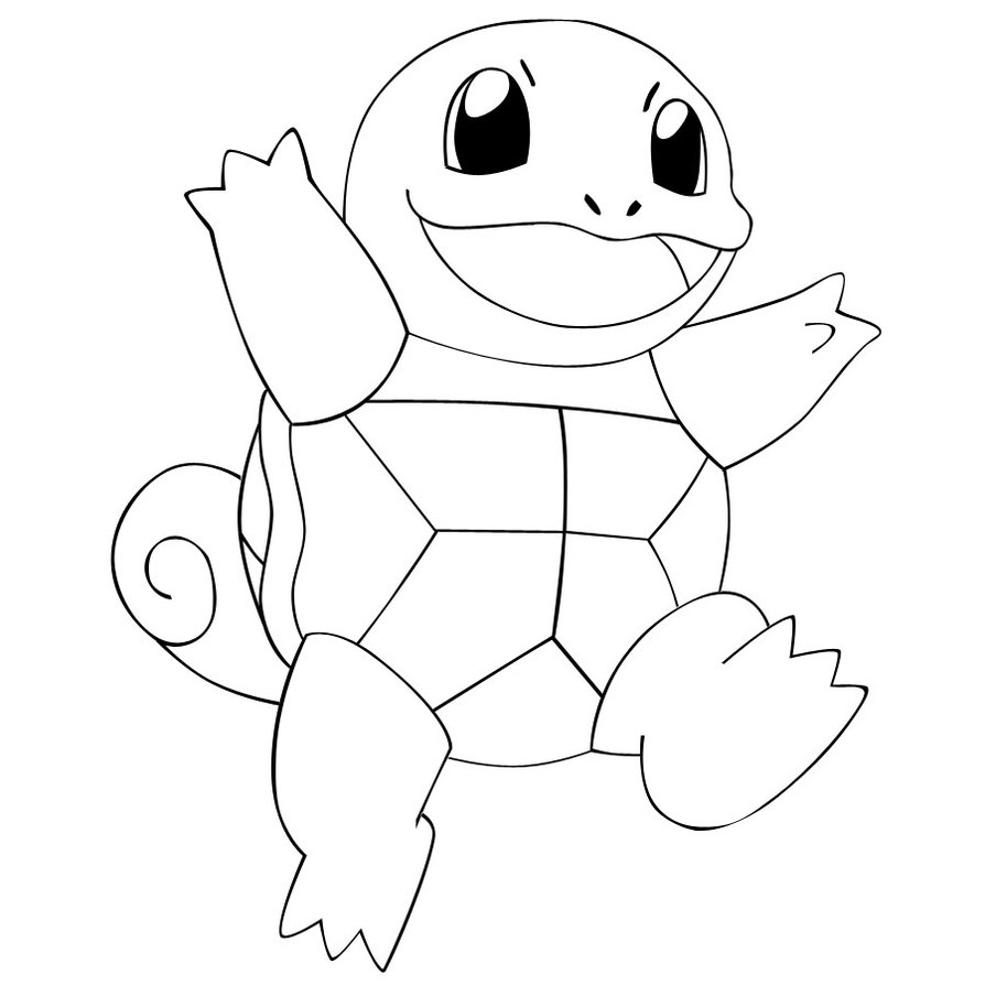 894x894 Pokegang Squirtle Mark I By Chelseavance Lineart